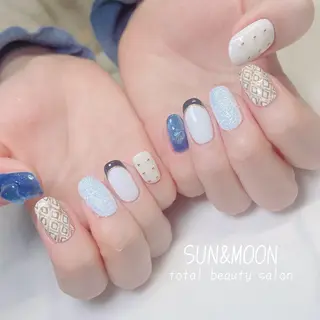 ネイル SUN&MOON REOのネイルデザイン