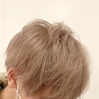 ショート カラー ヘアアレンジ メンズ 🎀暖色カラー🎀 ♡yurika♡のヘアスタイル