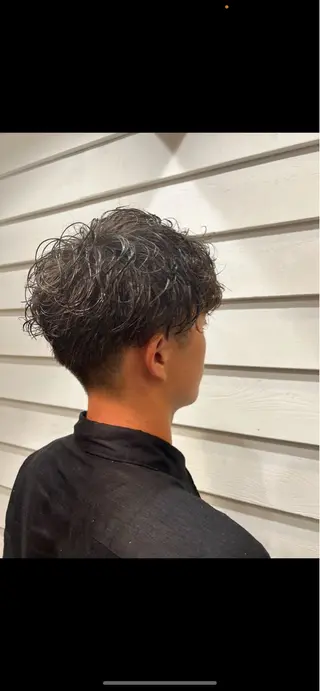 ショート パーマ メンズ 🍀似合わせカット 🍀柳澤里玖のヘアスタイル
