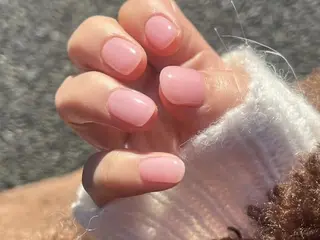 ネイル ki🍒🍒 ki ツルツルネイルのネイルデザイン