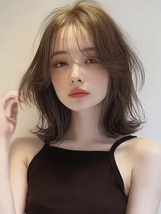 ミディアム 橋爪 優真のヘアスタイル