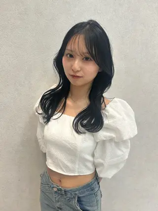 ロング 永井 亮のヘアスタイル