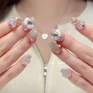 ネイル スカルプ・チップ 長さだし専門💎Yoのネイルデザイン