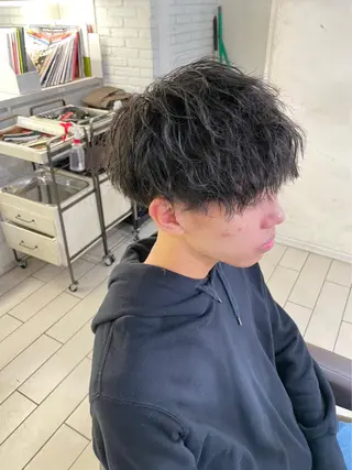 メンズ 可愛い顔周りカット お任せください✨中川のヘアスタイル