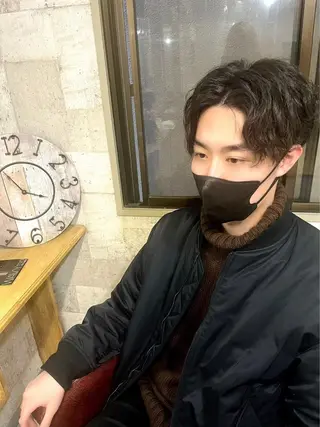 ショート パーマ PANOL 秀島のヘアスタイル