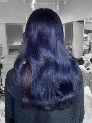 ロング カラー 暗色カラー/レイヤー 🩶KAITOのヘアスタイル