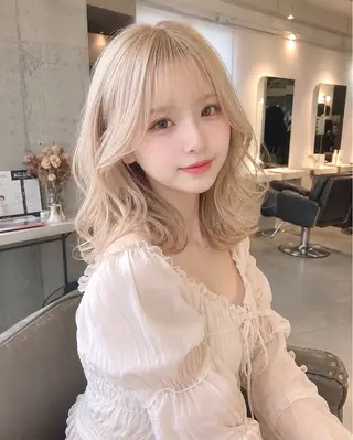 セミロング カラー HILLS店 Shouki/パーマのヘアスタイル