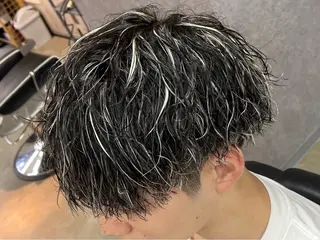 カラー メンズ そら୨୧˖men's /デザインカラーのヘアスタイル