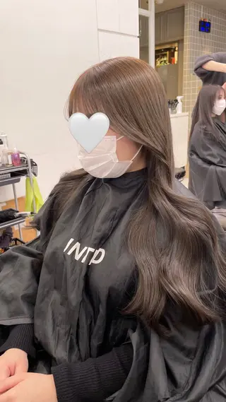 ロング 🤍透明感カラー/ 韓国レイヤー🤍のヘアスタイル