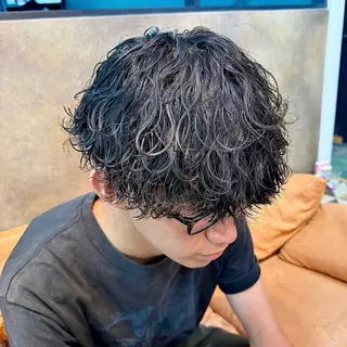 パーマ メンズ Ryu/ ショートモデル募集中のヘアスタイル