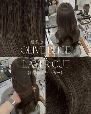 ロング カラー 韓国×髪質改善特化 💍maki💍のヘアスタイル
