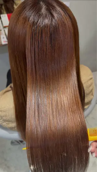 ロング よしおか†❤︎ 【縮毛矯正/ツヤ髪】のヘアスタイル