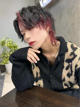 ショート カラー ヘアアレンジ メンズ 渋谷  中性ヘア あかりのヘアスタイル