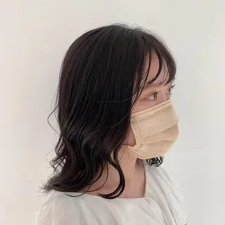セミロング カラー Takahashi Yuriのヘアスタイル