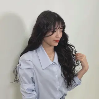 ロング もりたみかこ 美容師お休み中のヘアスタイル