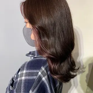 ロング カラー ヘアアレンジ Luana / 公式 / 大通のヘアスタイル