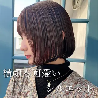 ショート カラー 顔周りカット 【オノザワリョウ】のヘアスタイル