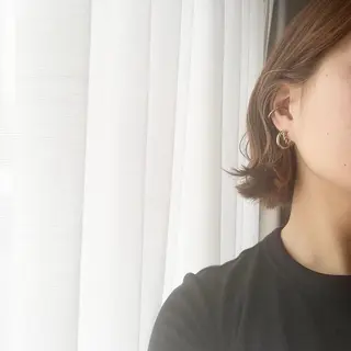カラー 大人のボブパーマ ˗ˋˏairiˎˊ˗のヘアスタイル
