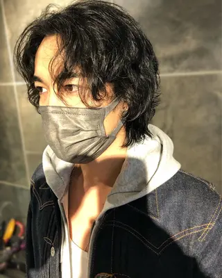 パーマ ヘアアレンジ メンズ メンズ特化✂️栗原 侑也のヘアスタイル