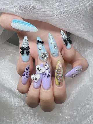 ネイル Lee Nails チップ長さだし専門店のネイルデザイン