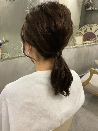 ミディアム ヘアアレンジ お任せヘア☘️☘️ 及川渚のヘアスタイル