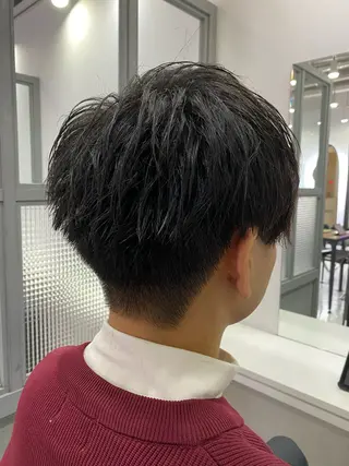 ショート メンズ 🟣メンズパーマ 川端 永遠🟣のヘアスタイル