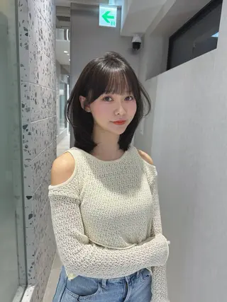 ミディアム カラー 矢野 晃平のヘアスタイル