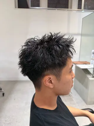 ショート パーマ fifth 村田 悠輔のヘアスタイル