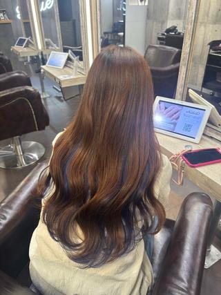 ロング ボブ/ブリーチなし艶 カラー🫧sHOMaのヘアスタイル