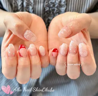 ミディアム Aila Nail ShinOkuboのネイルデザイン