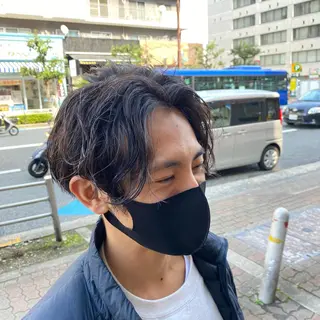 ショート 髪質改善 メンズパーマゆうひのヘアスタイル