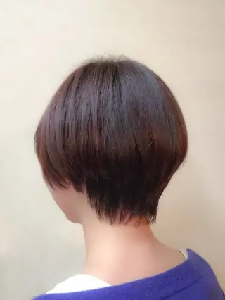 ショート カラー 髪質改善 常世田のヘアスタイル