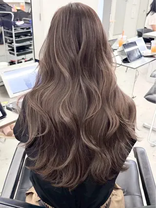 セミロング カラー 艶髪透明感カラー / まあやのヘアスタイル