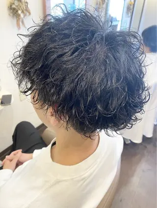 ショート パーマ メンズ 後藤 直樹のヘアスタイル