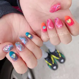 ネイル 地爪育成💅 kanaoanailのネイルデザイン
