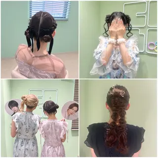 ヘアアレンジ 🎀横浜/カラー/ ヘアメ/MIMU🎀のヘアスタイル