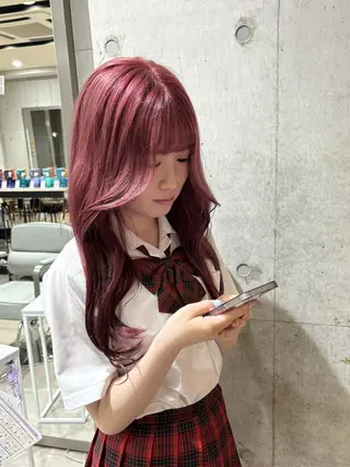 セミロング enchanted ...天神大名のヘアスタイル