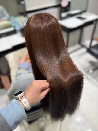 ロング ハルカ🌷ナチュラル 盛れ/韓国ヘアのヘアスタイル