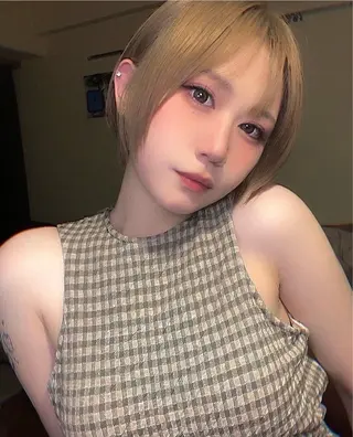 ショート カラー エクステ⭐️艶カラー koukiのヘアスタイル
