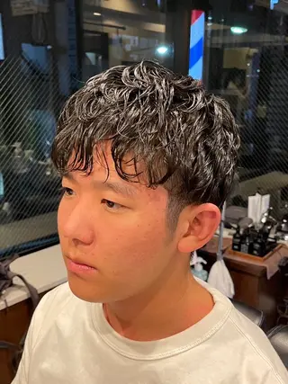 ショート パーマ 長谷川 真那のヘアスタイル
