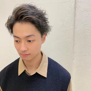 カラー パーマ メンズ MASANA 🎱ディレクターのヘアスタイル