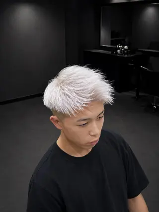 ショート カラー メンズ ツイスト特化美容師 古田 優人のヘアスタイル