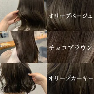 セミロング NANAMI🩵 大人可愛い韓国ヘアのヘアスタイル