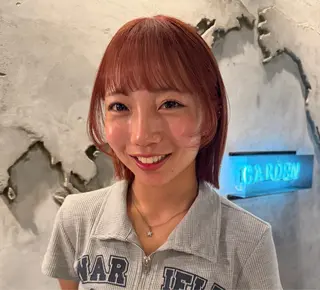 ショート カラー 🐢ダブルカラー🐢 透明感/このかのヘアスタイル