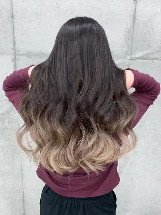 ロング 山田 絵里菜のヘアスタイル
