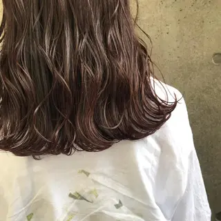セミロング もりたみかこ 美容師お休み中のヘアスタイル