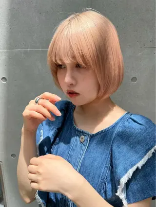 ショート カラー 🕊️池袋美容室🌳 albero武田藍花のヘアスタイル