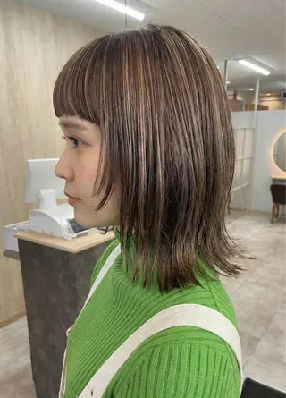 ミディアム カラー 口コミ150件超え 💬☘️笹岡航太のヘアスタイル