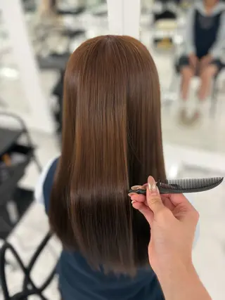 ロング マツエク/レイヤー カット あんじゅのヘアスタイル