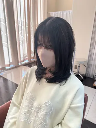 セミロング レイヤー職人・ 似合せ美容師そうまのヘアスタイル